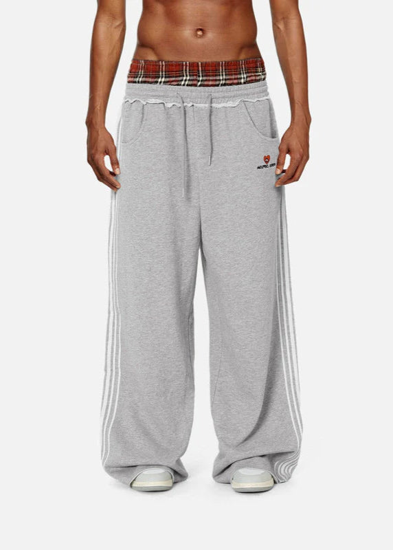 Double Waist Baggy Sweatpants