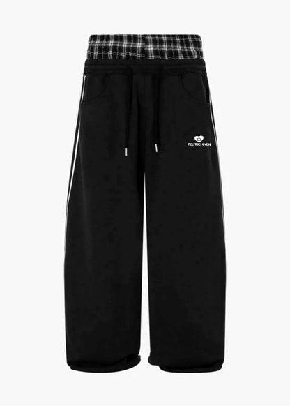 Double Waist Baggy Sweatpants