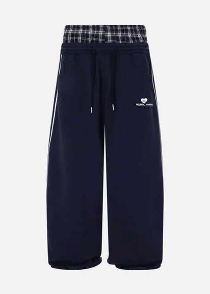Double Waist Baggy Sweatpants
