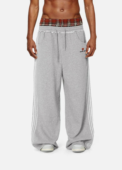 Double Waist Baggy Sweatpants